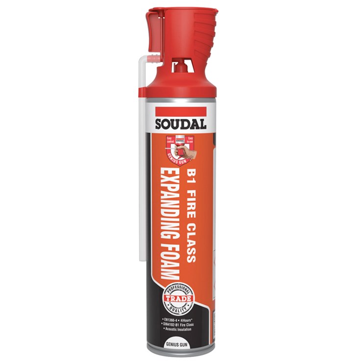 Soudal Trade Fire Rated Expanding Foam B1 Genius 600ml